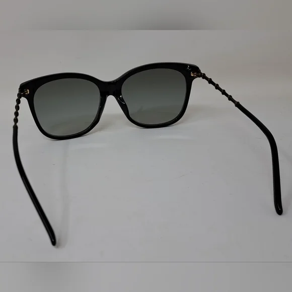 Gucci Sunglasses GG0655SA 001 Black Gold Grey Full Rim Square 56MM 56-17-150 - Picture 11 of 16
